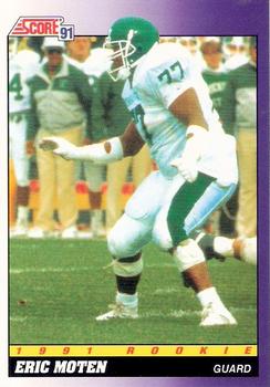 Eric Moten San Diego Chargers 1991 Score NFL Rookie Card #593